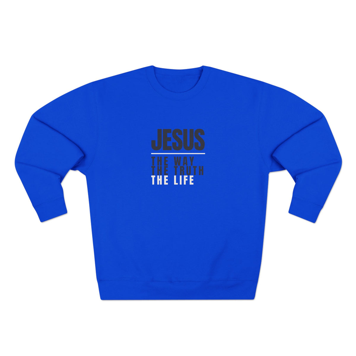 Jesus Crewneck Sweater — White Print